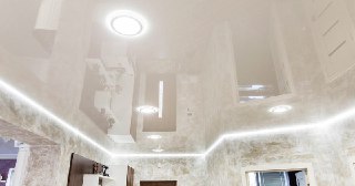 Натяжной ПВХ потолок Вязьма, цена от 2077 руб.